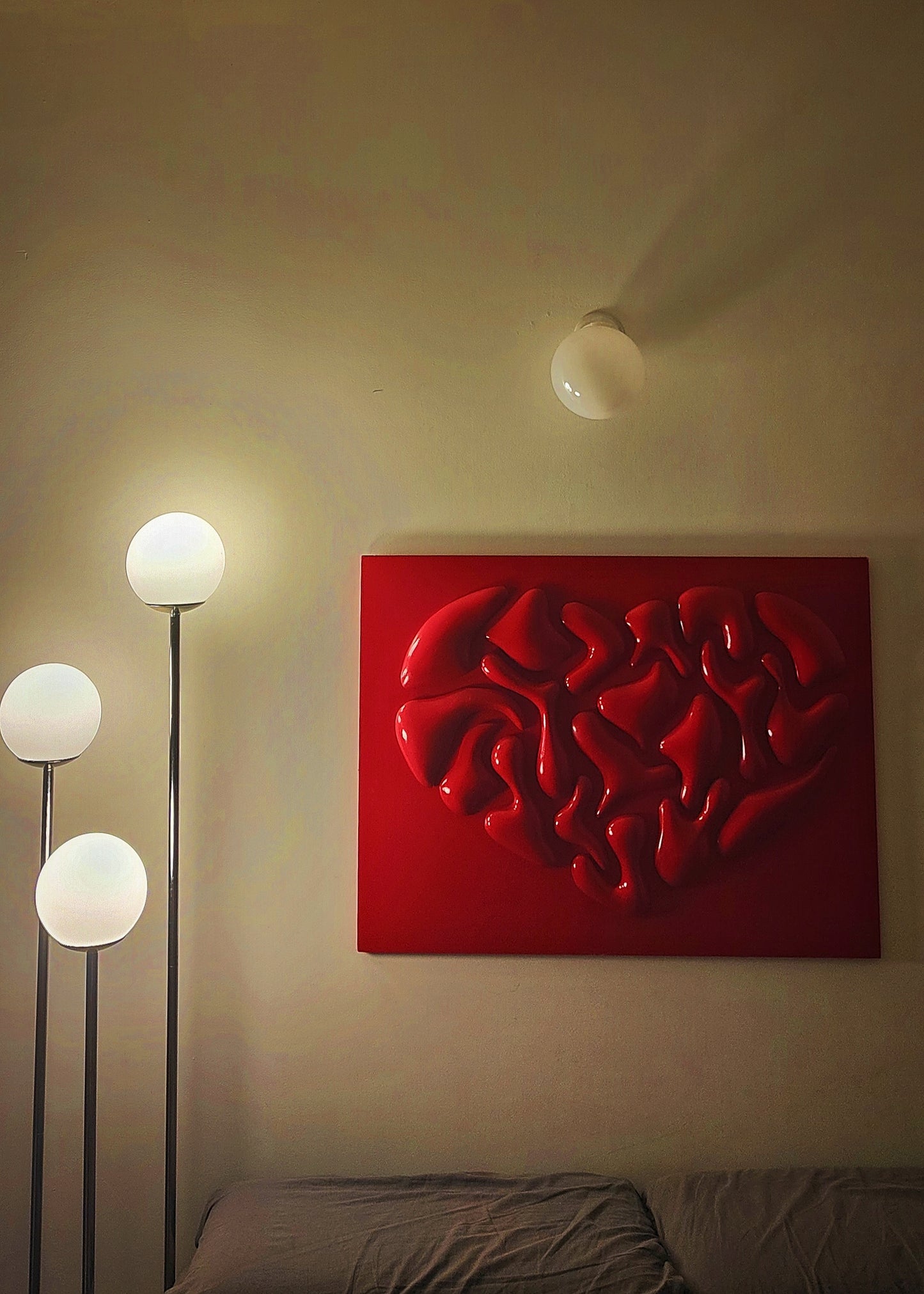 Coeur brisé tableau 3D