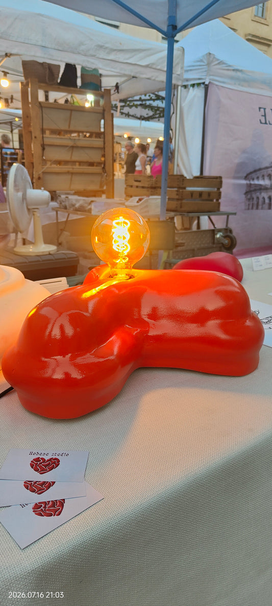 Lampe orange Bolba